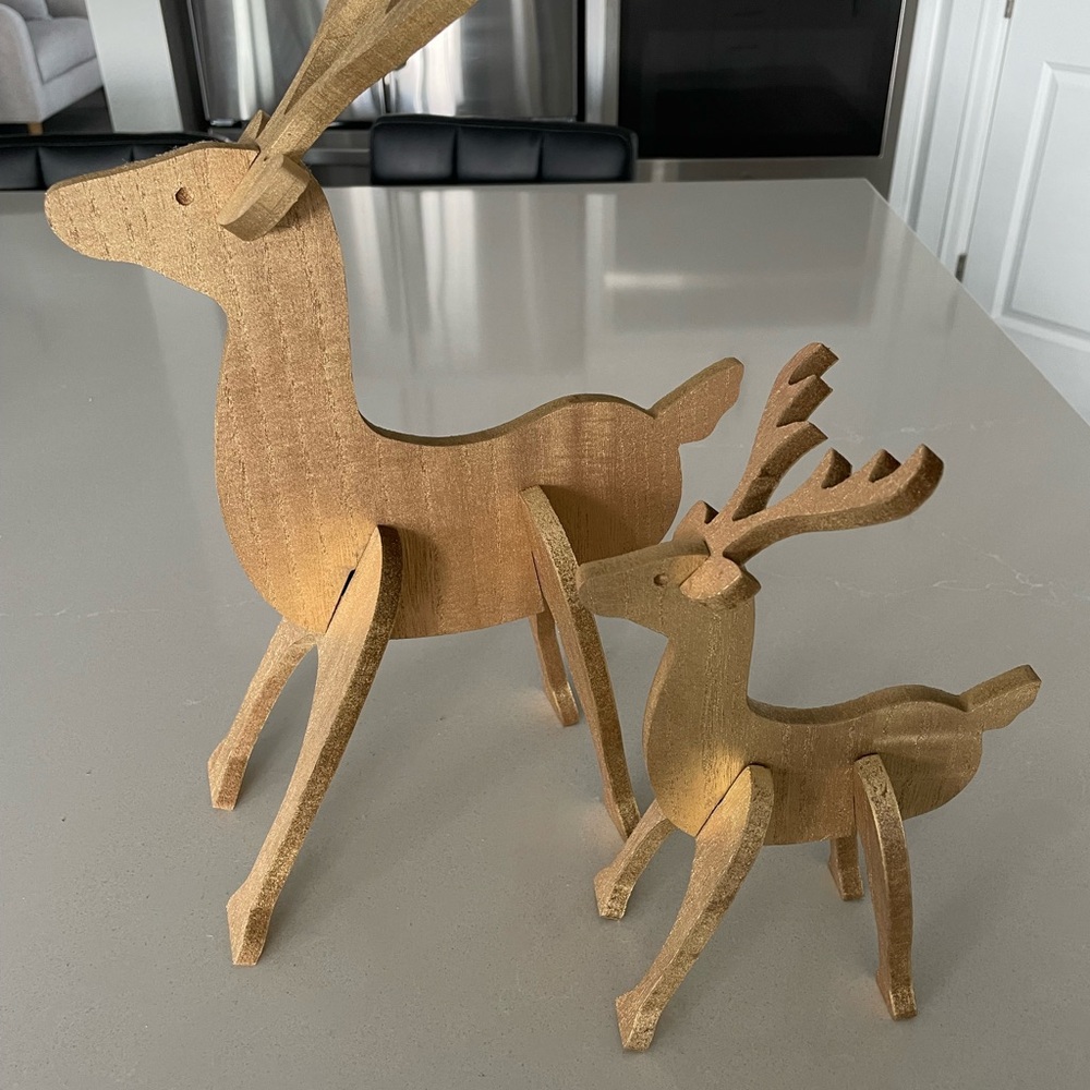 Christmas reindeer decor